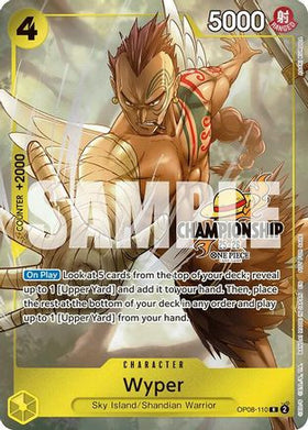 Wyper (CS 25-26 Celebration Pack) (OP08-110) One Piece Promotion Cards Foil