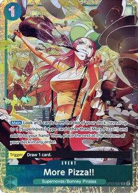 More Pizza!! (Premium Card Collection -Best Selection Vol. 4-) (OP07-037) One Piece Promotion Cards Foil