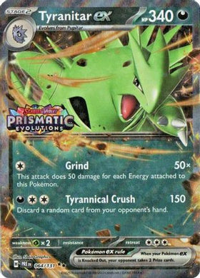 Tyranitar ex (Prismatic Evolutions Stamp) 64 - Miscellaneous Cards Products Holofoil