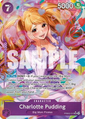 Charlotte Pudding (Alternate Art) (PRB02-010) Premium Booster -The Best- Vol. 2 Foil