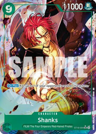 Shanks - ST16-004 (Alternate Art) (ST16-004) Premium Booster -The Best- Vol. 2 Foil