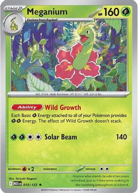 Meganium 10 - ME01 Mega Evolution Reverse Holofoil