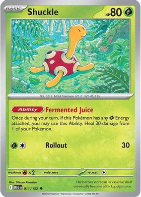Shuckle - 011/132 11 - ME01 Mega Evolution
