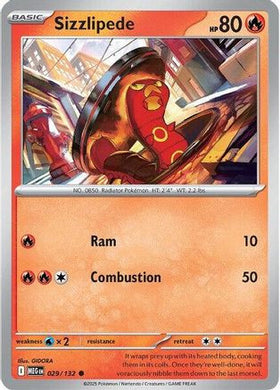 Sizzlipede 29 - ME01 Mega Evolution