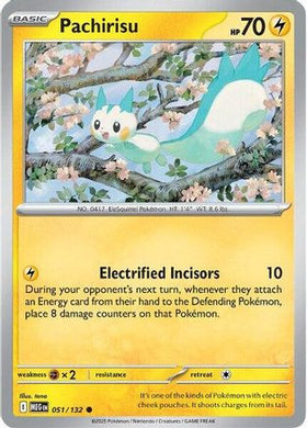 Pachirisu 51 - ME01 Mega Evolution Reverse Holofoil
