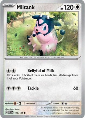 Miltank 106 - ME01 Mega Evolution Reverse Holofoil