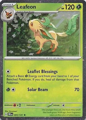Leafeon - 005/131 (Cosmos Holo) 5 - Miscellaneous Cards Products Holofoil