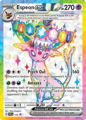 Espeon ex - 175 SVP - SV Scarlet Violet Promo Cards Holofoil