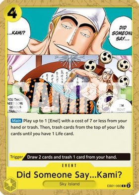 Did Someone Say...Kami? (Reprint) (EB01-060) Premium Booster -The Best- Vol. 2