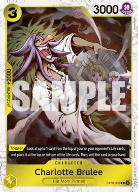 Charlotte Brulee (Pirate Foil) (ST20-003) Premium Booster -The Best- Vol. 2 Foil