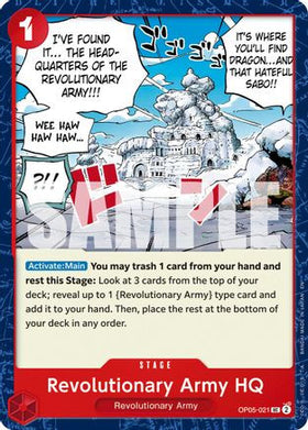 Revolutionary Army HQ (Reprint) (OP05-021) Premium Booster -The Best- Vol. 2
