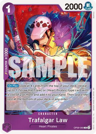 Trafalgar Law - OP09-069 (Reprint) (OP09-069) Premium Booster -The Best- Vol. 2 Foil
