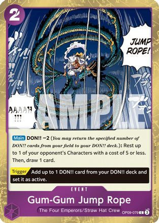 Gum-Gum Jump Rope (Pirate Foil) (OP09-079) Premium Booster -The Best- Vol. 2 Foil