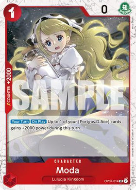 Moda (Pirate Foil) (OP07-014) Premium Booster -The Best- Vol. 2 Foil