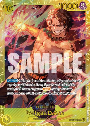Portgas.D.Ace - OP07-119 (Reprint) (OP07-119) Premium Booster -The Best- Vol. 2 Foil