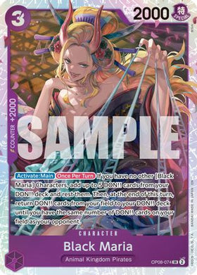 Black Maria (Reprint) (OP08-074) Premium Booster -The Best- Vol. 2 Foil