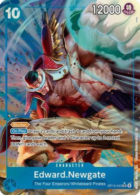 Edward.Newgate (Alternate Art) (OP13-042) Carrying On His Will Foil