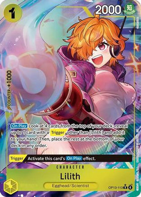 Lilith (Alternate Art) (OP13-113) Carrying On His Will Foil