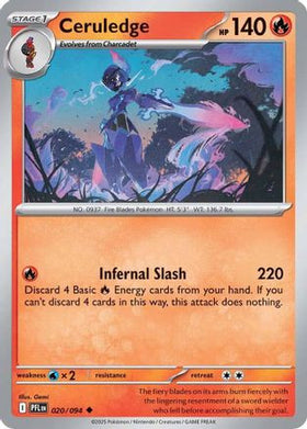 Ceruledge 20 - ME02 Phantasmal Flames