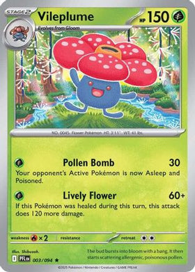 Vileplume 3 - ME02 Phantasmal Flames Holofoil