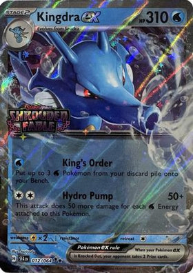 Kingdra ex (Shrouded Fable Stamped) 12 - Miscellaneous Cards Products Holofoil
