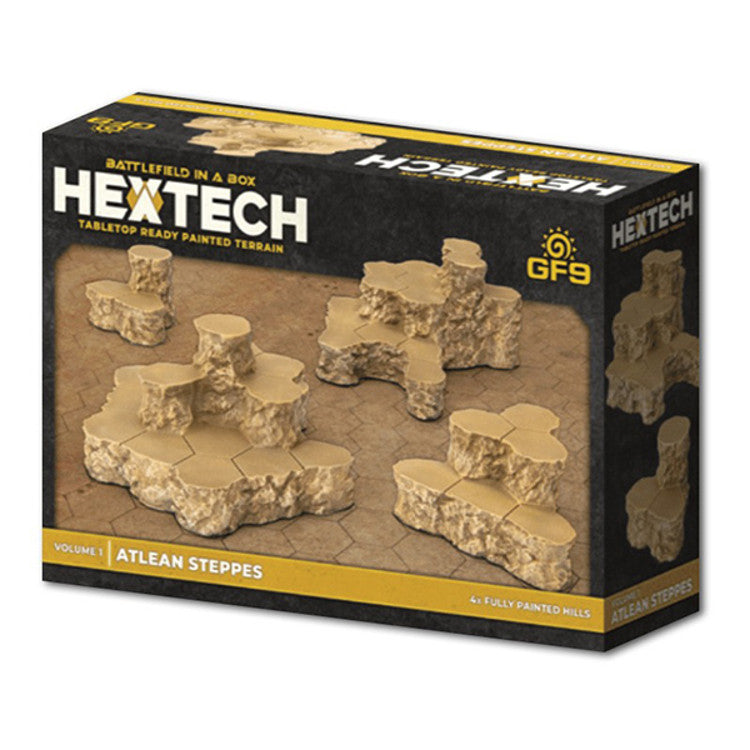 Battlefield in a Box: Hextech Terrain - Atlean Steppes - Vol. 1 (Wave 2)