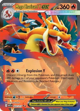 Mega Charizard Y ex - 022/217 22 - ME Ascended Heroes Holofoil