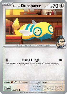 Larry's Dunsparce 163 - ME Ascended Heroes