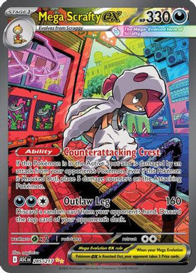 Mega Scrafty ex - 285/217 285 - ME Ascended Heroes Holofoil