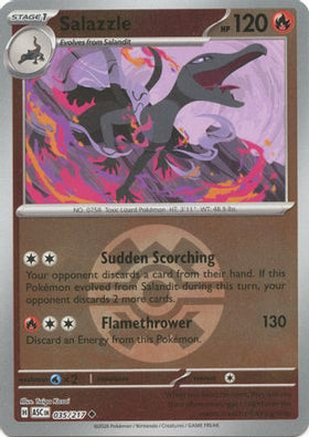 Salazzle - 035/217 (Quick Ball) 35 - ME Ascended Heroes Reverse Holofoil