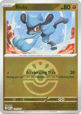 Riolu (Friend Ball) 112 - ME Ascended Heroes Reverse Holofoil