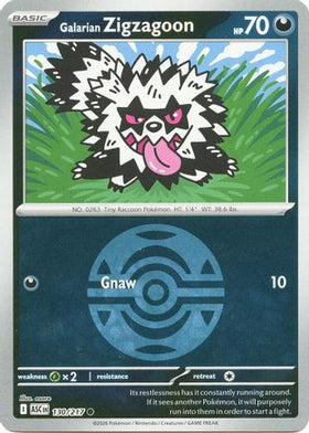 Galarian Zigzagoon (Dusk Ball) 130 - ME Ascended Heroes Reverse Holofoil