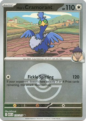 Hop's Cramorant (Poke Ball) 177 - ME Ascended Heroes Reverse Holofoil