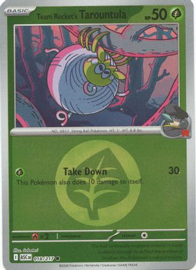 Team Rocket's Tarountula (Energy Symbol Pattern) 18 - ME Ascended Heroes Reverse Holofoil