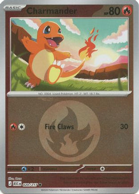 Charmander (Energy Symbol Pattern) 20 - ME Ascended Heroes Reverse Holofoil
