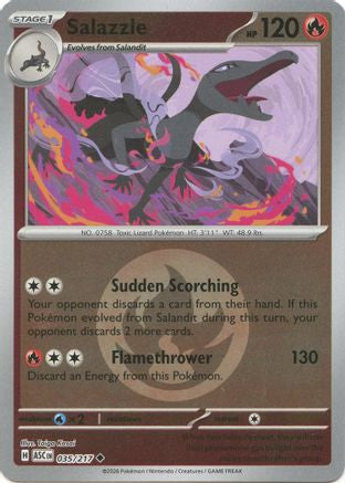 Salazzle - 035/217 (Energy Symbol Pattern) 35 - ME Ascended Heroes Reverse Holofoil