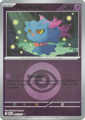 Misdreavus - 085/217 (Energy Symbol Pattern) 85 - ME Ascended Heroes Reverse Holofoil