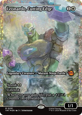 Leonardo, Cutting Edge (Showcase) (Fracture Foil)
