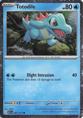 Totodile (Cosmos Holo) 41 - Miscellaneous Cards Products Holofoil