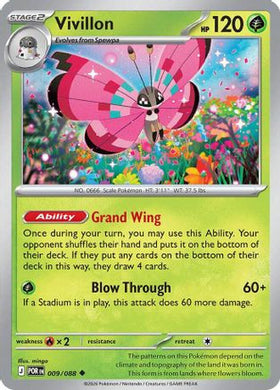 Vivillon 9 - ME03 Perfect Order Reverse Holofoil