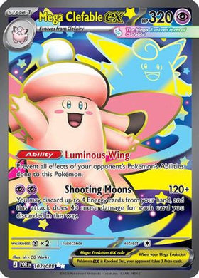 Mega Clefable ex - 103/088 - ME03 Perfect Order Holofoil