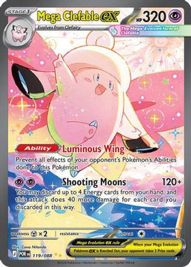 Mega Clefable ex - 119/088 - ME03 Perfect Order Holofoil