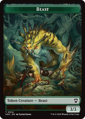 Beast // Fractal (0004) Double-Sided Token