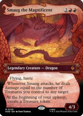Smaug the Magnificent (Showcase) (HOB-229) - The Hobbit Foil