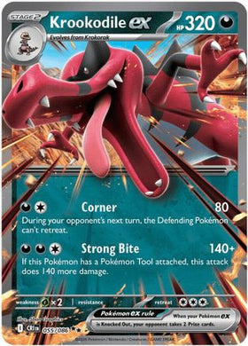 Krookodile ex 55 - ME04 Chaos Rising Holofoil