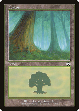 Forest (MMQ-347) - Mercadian Masques Foil (LP)