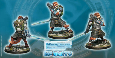 Infinity: Tearlach McMurrough (2 Chain Rifle, Templar CCW)