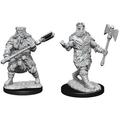 Dungeons & Dragons: Nolzur's Marvelous Unpainted Miniatures - Male Human Barbarian (Wave 14)