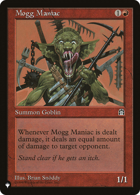 Mogg Maniac (LIST-) - The List