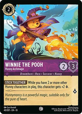 Winnie the Pooh - Hunny Archmage (40/204) - Attack of the Vine